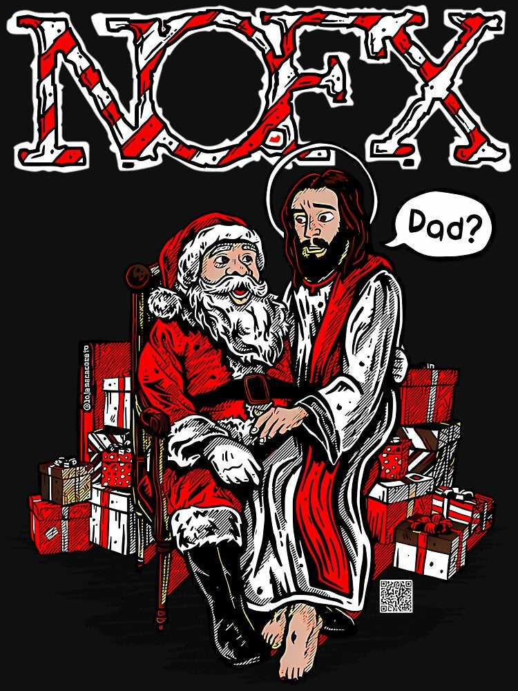 N.o.f.x Punk Christmas Humor Rebellion by HueStudioCo