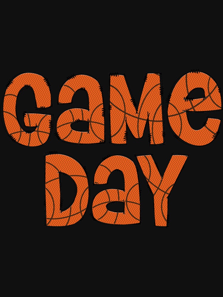 Game Day Basketball Classic T-Shirt by laureljusjv
