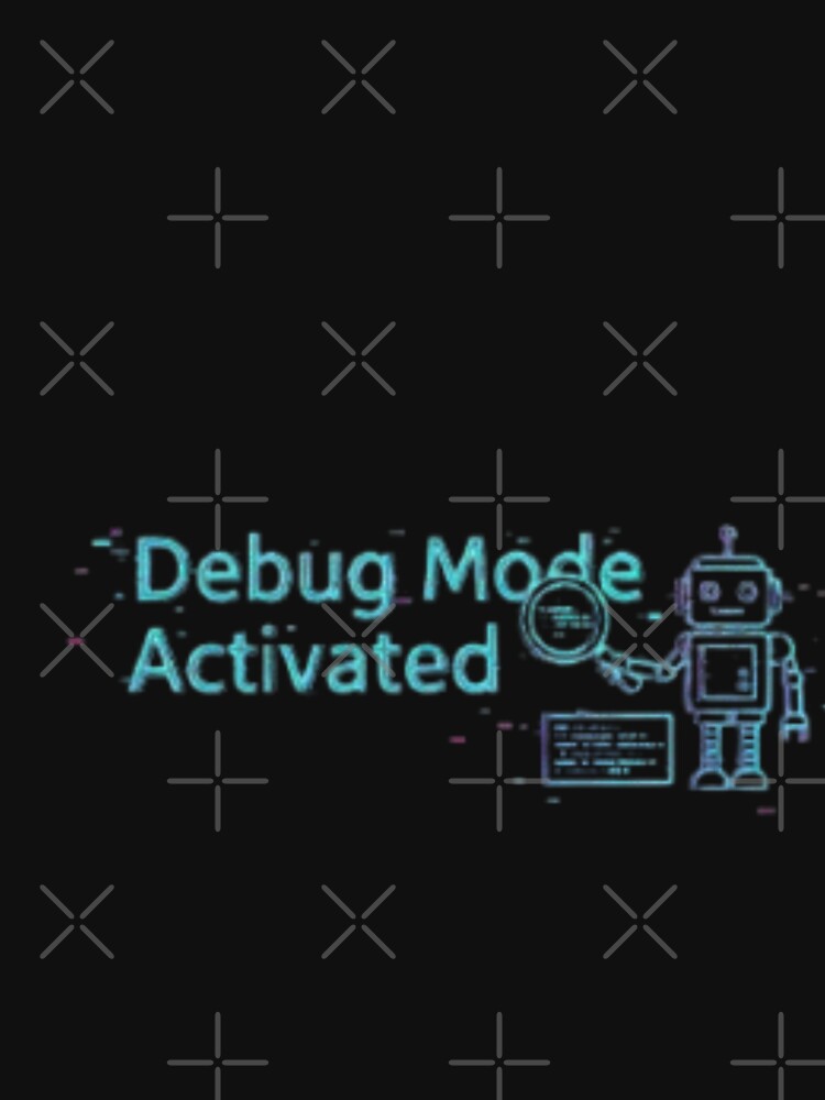 Debug Mode Activated – Neon Cyberpunk Robot by trend-forge