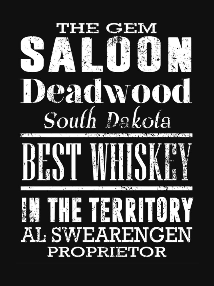 Animal The Gem Theatre Saloon Bar Al Swearengen Ian Mcshane Deadwood Sd South Dakota Dakotas Territory Join by DeadwoodHotova