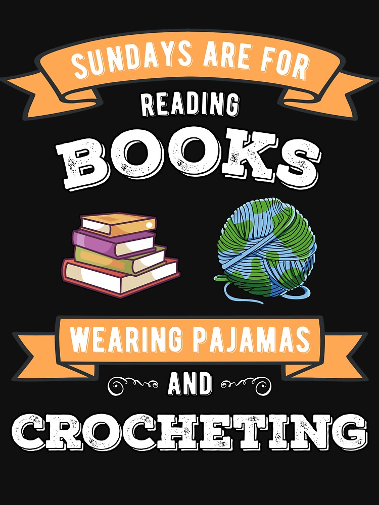 Crochet and Books | Knitting Bookworm Book Lovers by MGO-Design