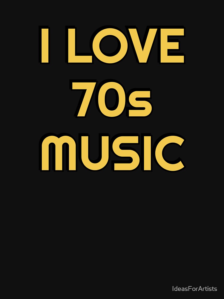 Love 70s music - seventies retro nostalgic by Inspirationmotivation