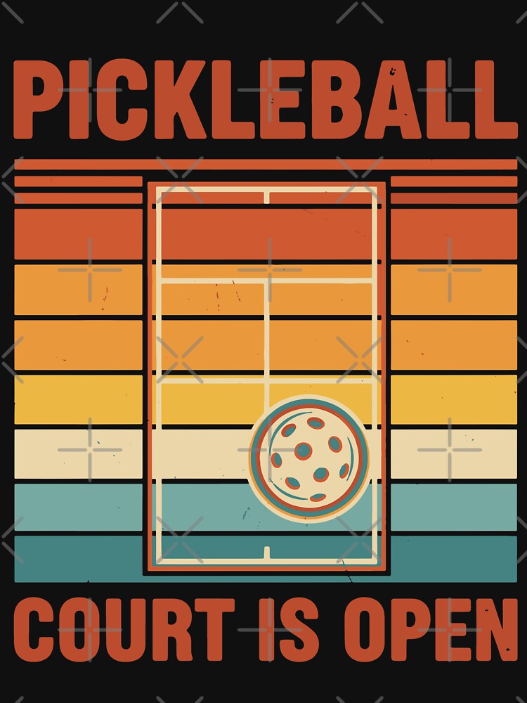 Pickleball Court Is Open Funny Player Pickle Ball by LuminOrb