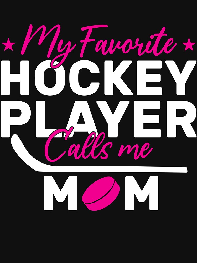 Mothers Day Hockey Mom Puck and Stick by KroghDs