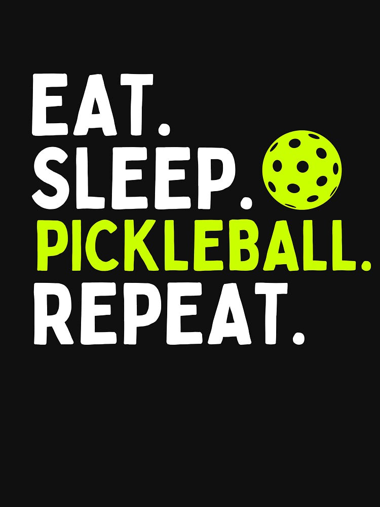Eat Sleep Pickleball Repeat Funny Pickleball Player Gift Dink by lou731