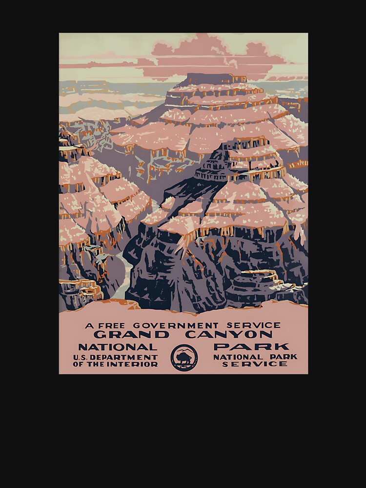 Vintage Grand Canyon National Park Travel by Asleydarell