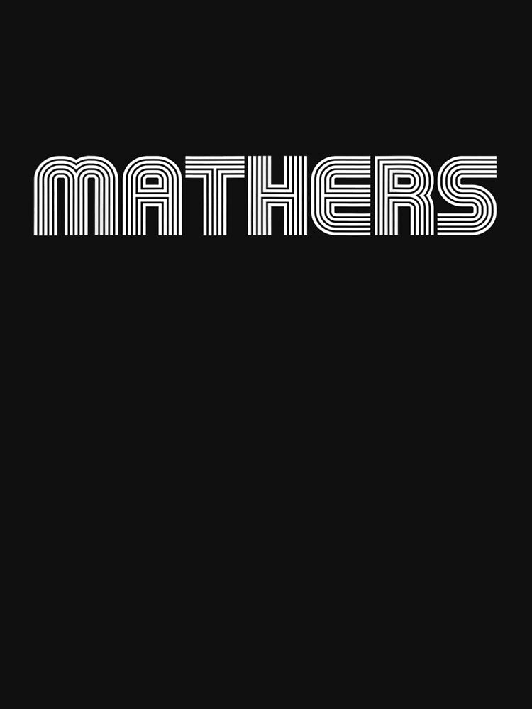 Mathers Name Vintage Retro 60s 70s 80s Sport Funny by lolahomya