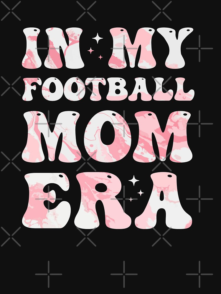 In My Football Mom Era Colorful Football Mama by RareBunny