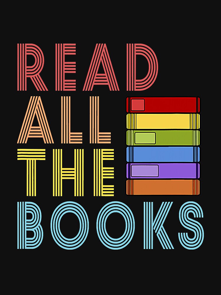 Read All The Books Retro Bookish by YesterDayCheck