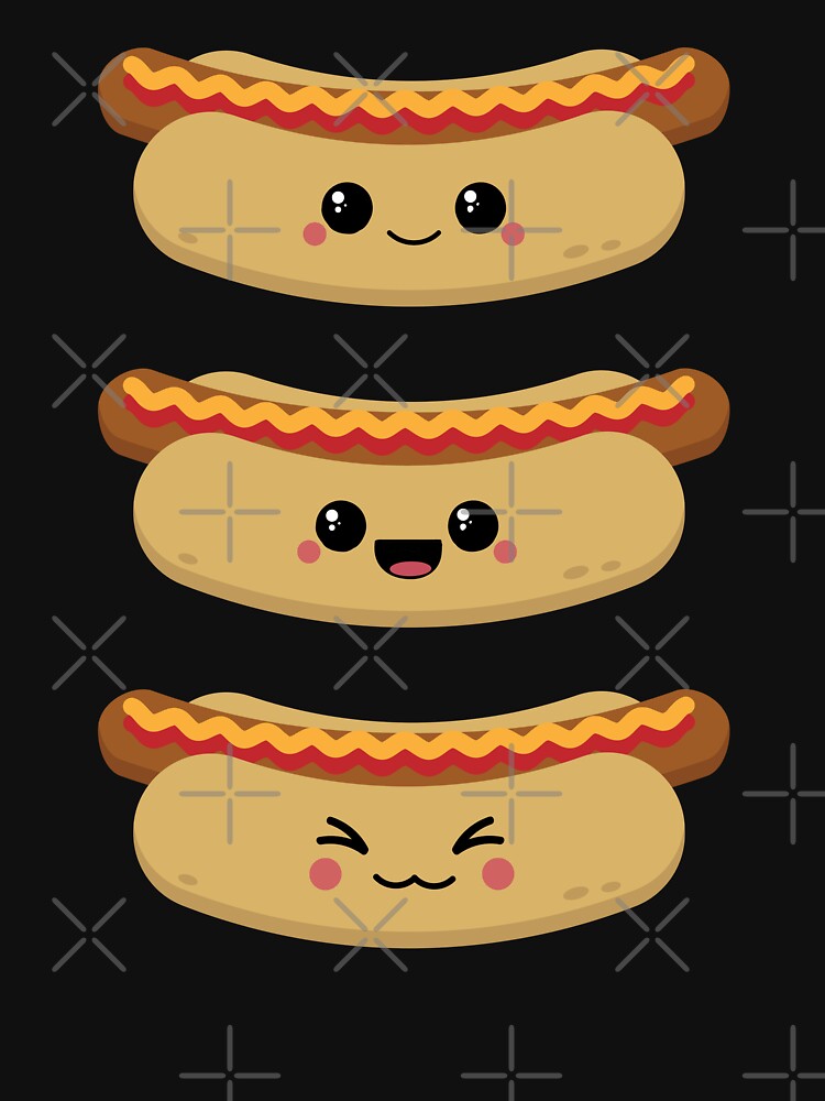 Kawaii Hot Dogs by sasyall