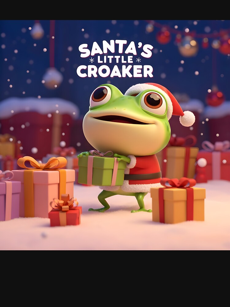Santa's Little Croaker by debbiedwarika
