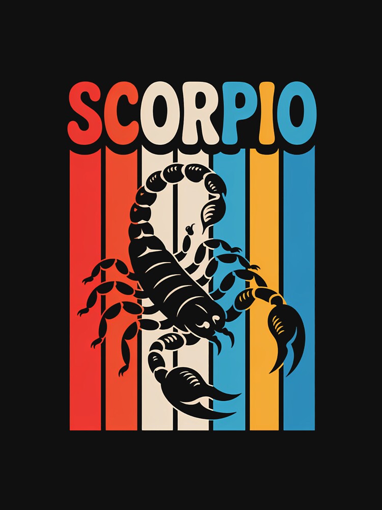 70s Scorpio Zodiac Horoscope Birthday by LittleBO5