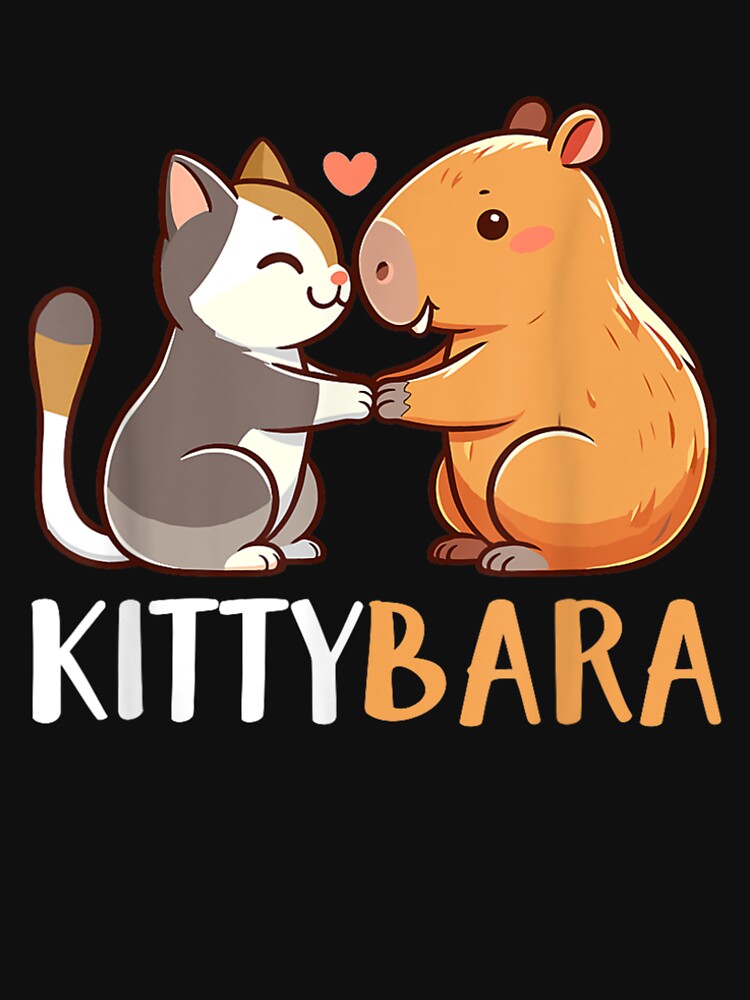 Christmas Kawaii Capybara Cat Kittybara by BASKF