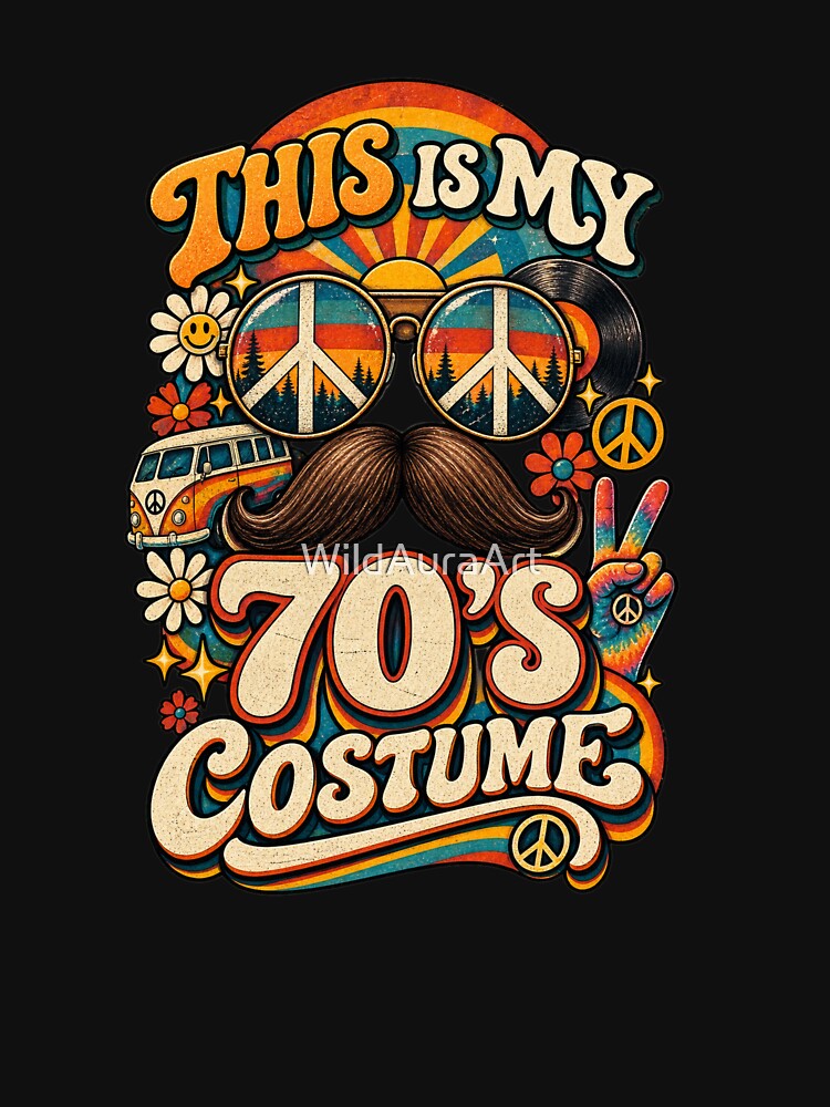 This Is My 70's Costume Party Halloween Costume by WildAuraArt