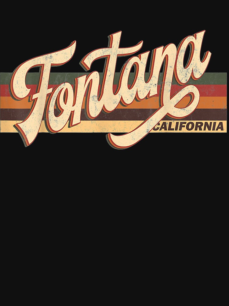 Vintage 80s 70s Fontana Retro Fontana California by mylahKristian
