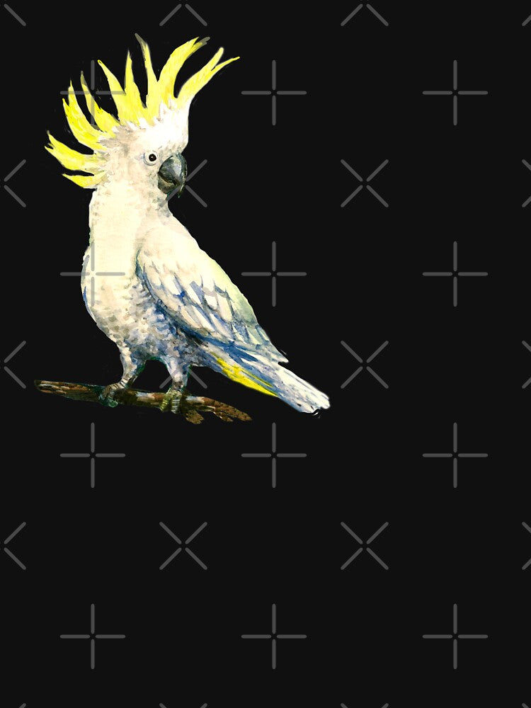 Sulphur crested cockatoo by Lemontreeart63 Unisex