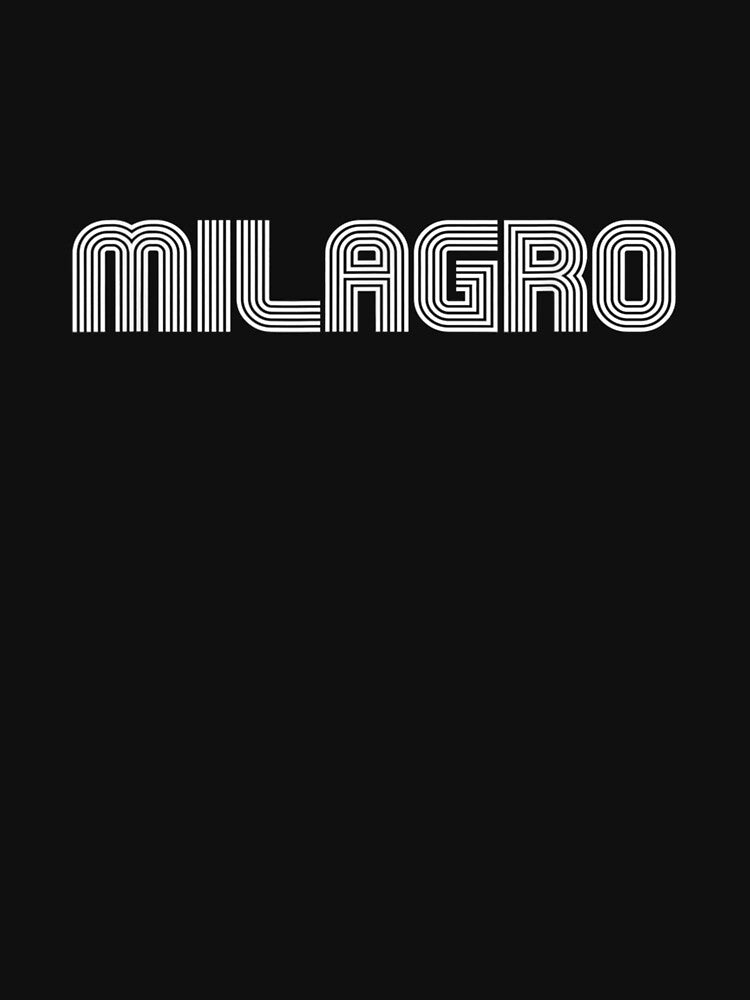 Milagro Name Vintage Retro 60s 70s 80s Sport Funny by ninapfvu