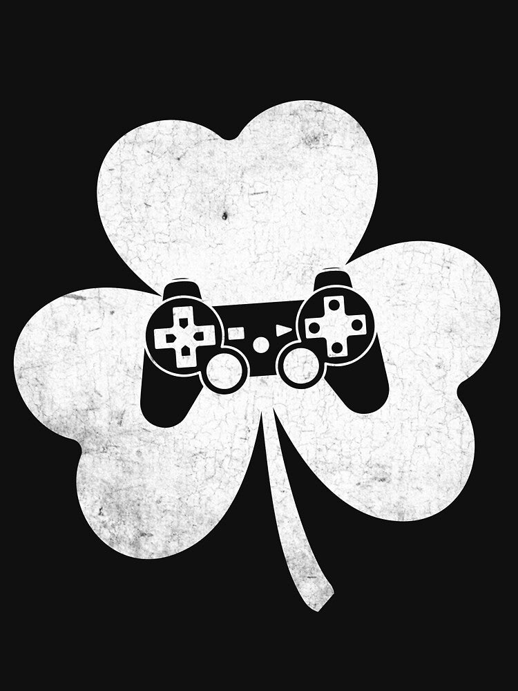 Funny St Patricks Day Sport Shamrock Video Game Lover by EdwinaEmmanoiCo