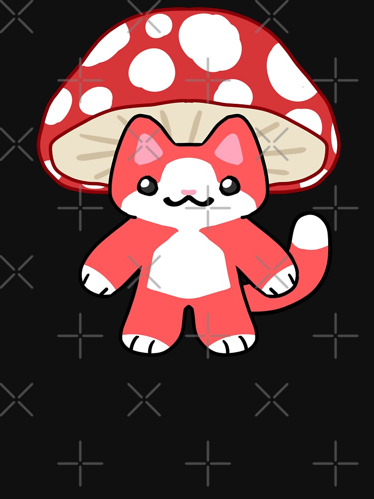 Mushroom Cat by DewbertCo