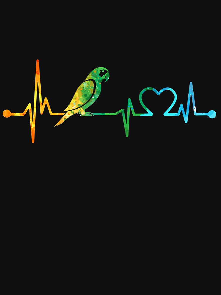 PARROT HEARTBEAT WATERCOLOR by WinghiDesign Unisex