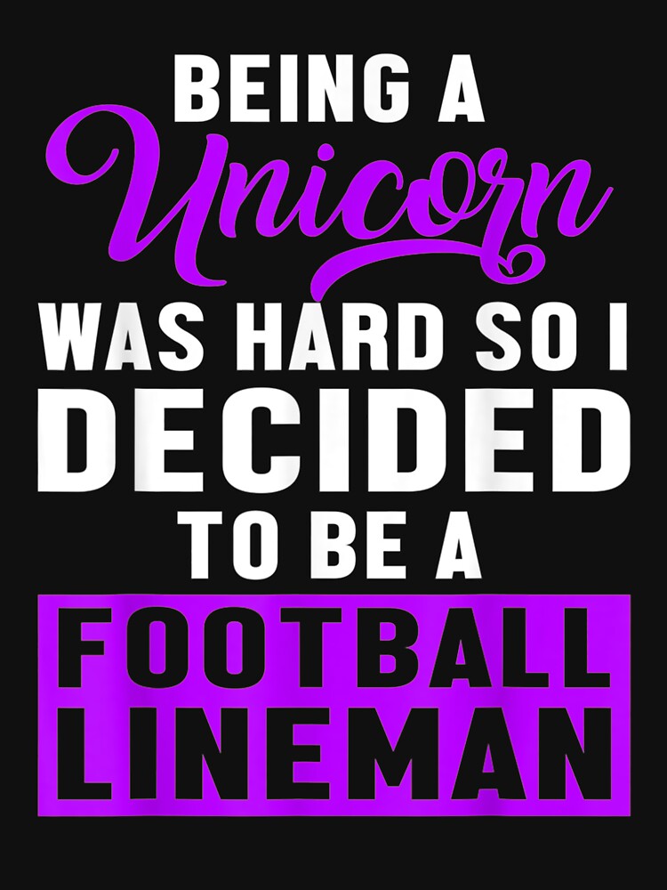 Lineman Unicorn Offensive Defensive Player by robinxam