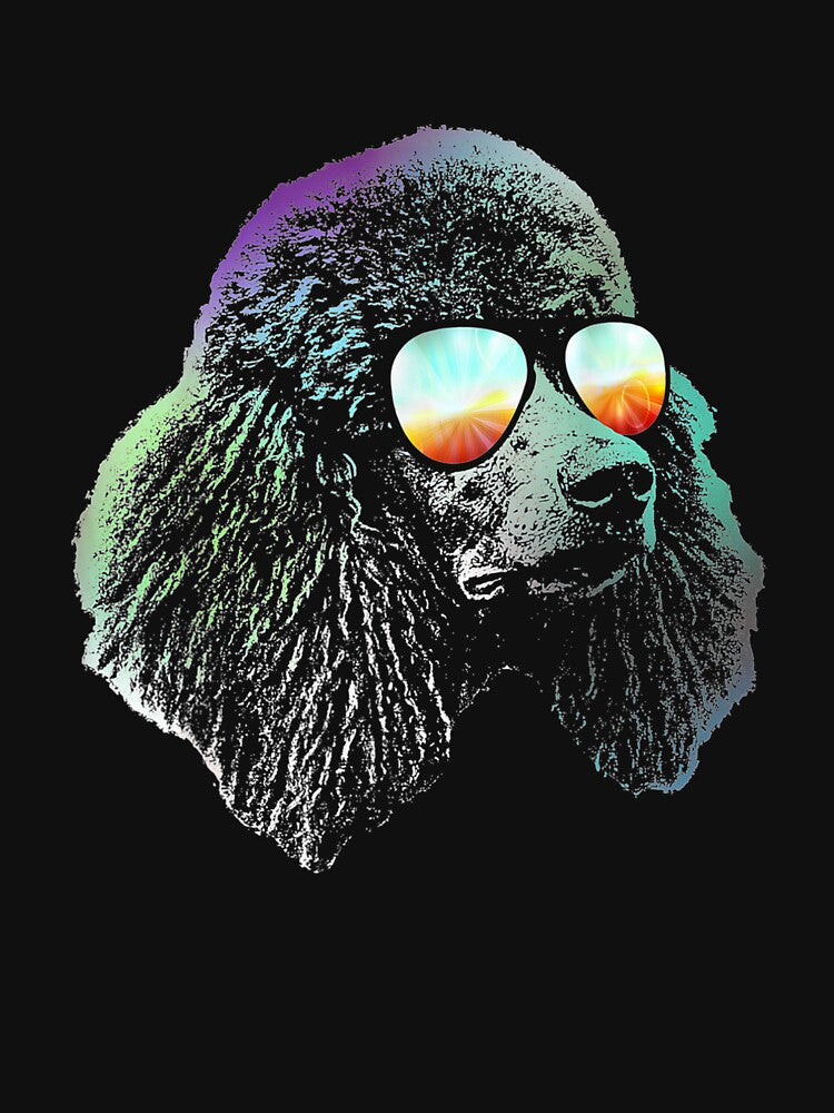 Disco Groovy Poodle Dog Gift by pestbeect1