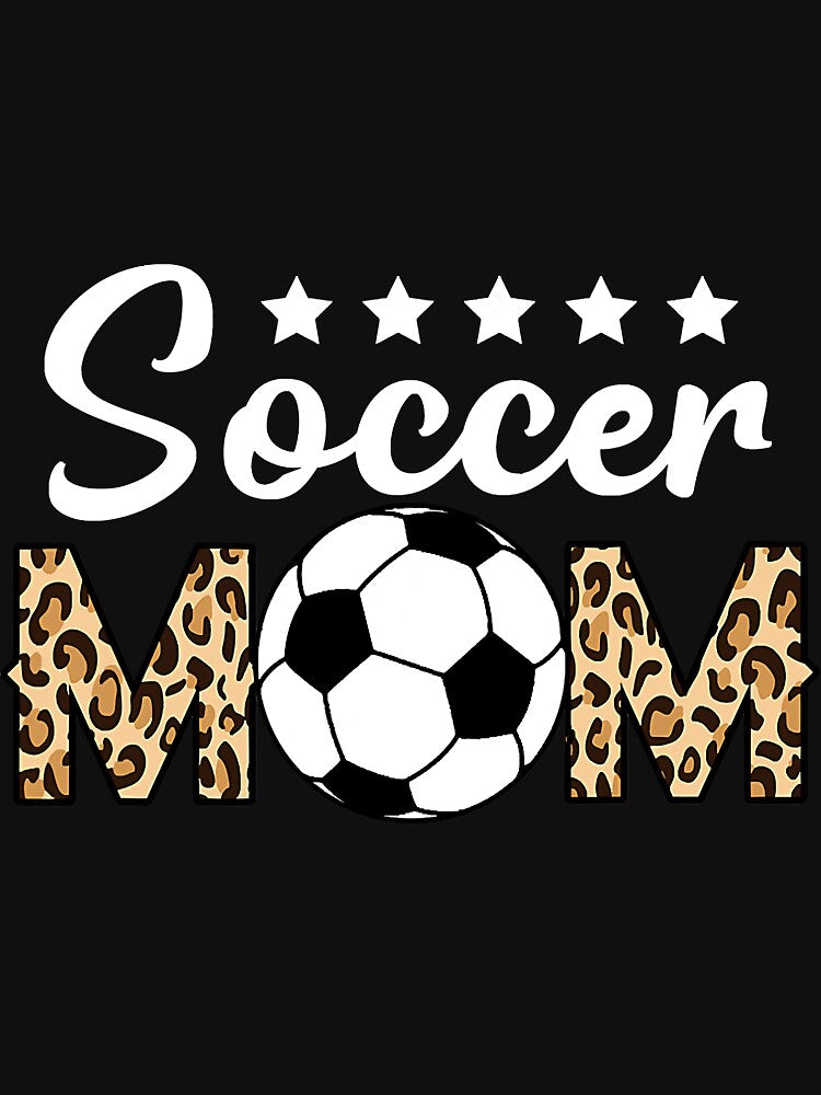 Soccer Mom Leopard Plaid Funny Soccer by BundlerVq