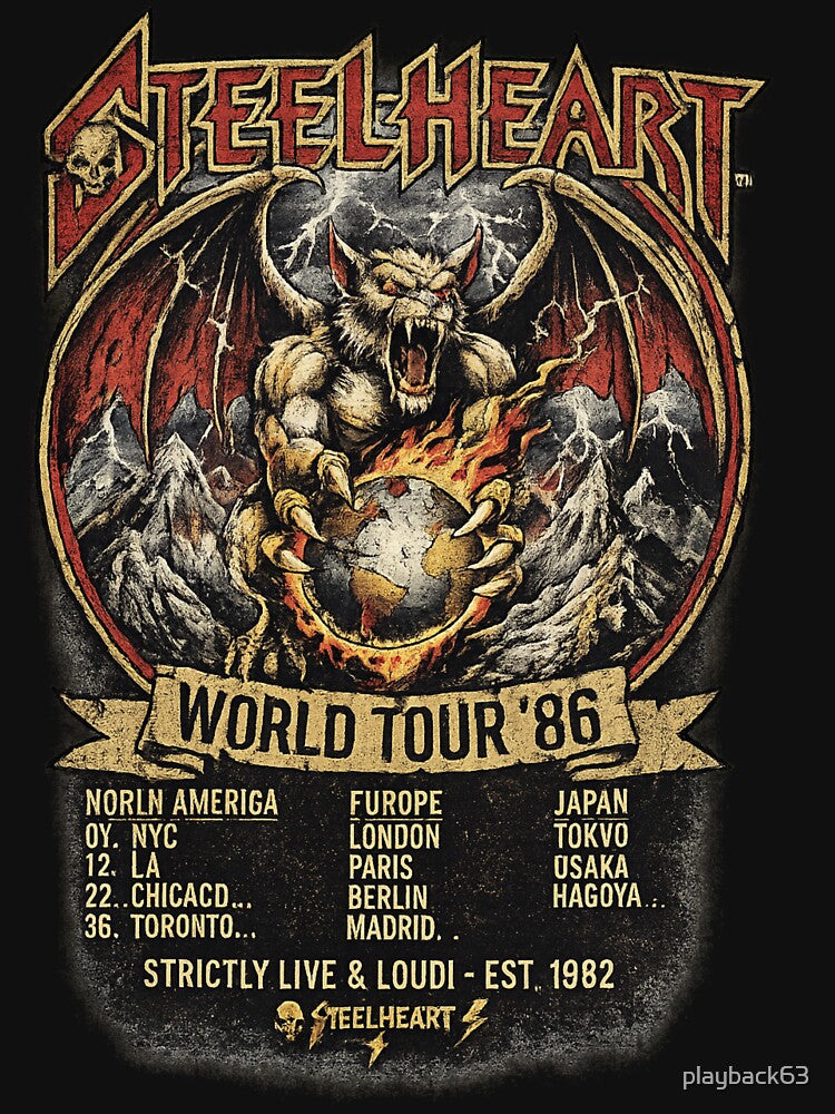 STEEL HEART WORLD TOUR ´86 by playback63