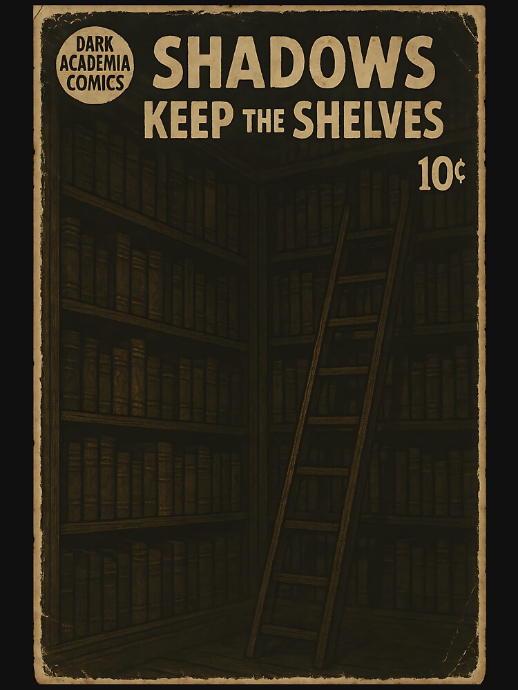 Gothic Dark Academia: Shadows keep the shelves by bapupa