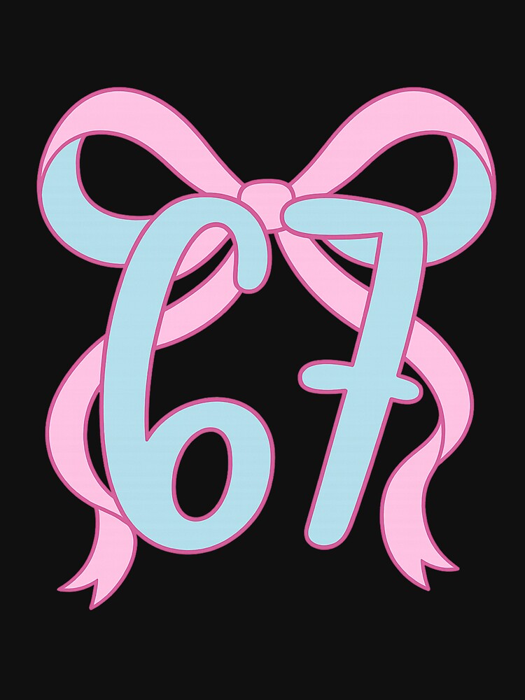 67 Coquette Bow Meme | Cute Pastel Aesthetic Funny Design by sssweetness