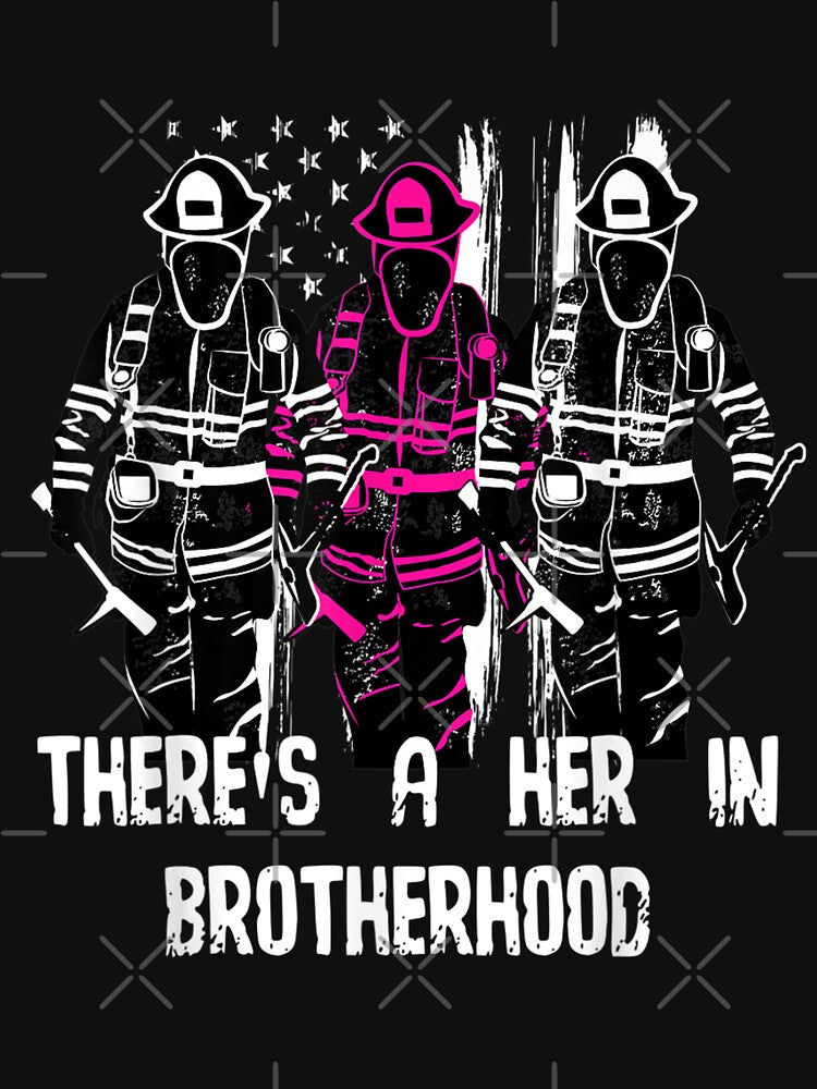 Female Firefighter Women Brotherhood Promotion by Isidroward