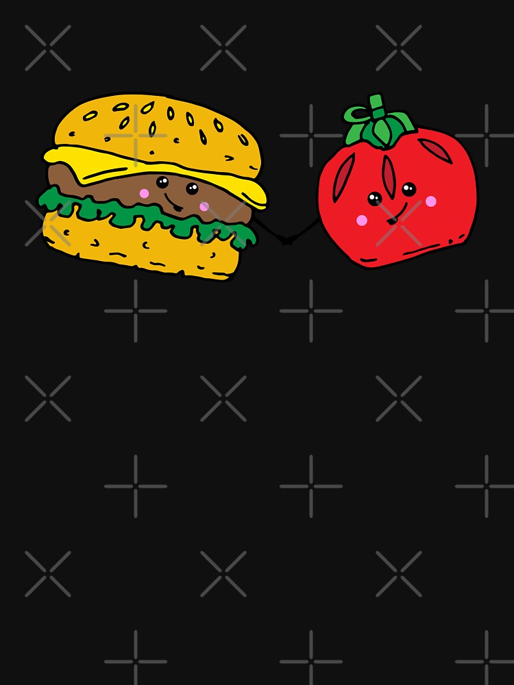 Burger and Ketchup Food Love by HotHibiscus