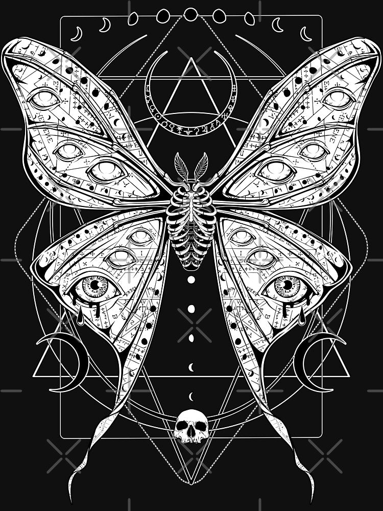 Macabre Luna Moth by vonKowen