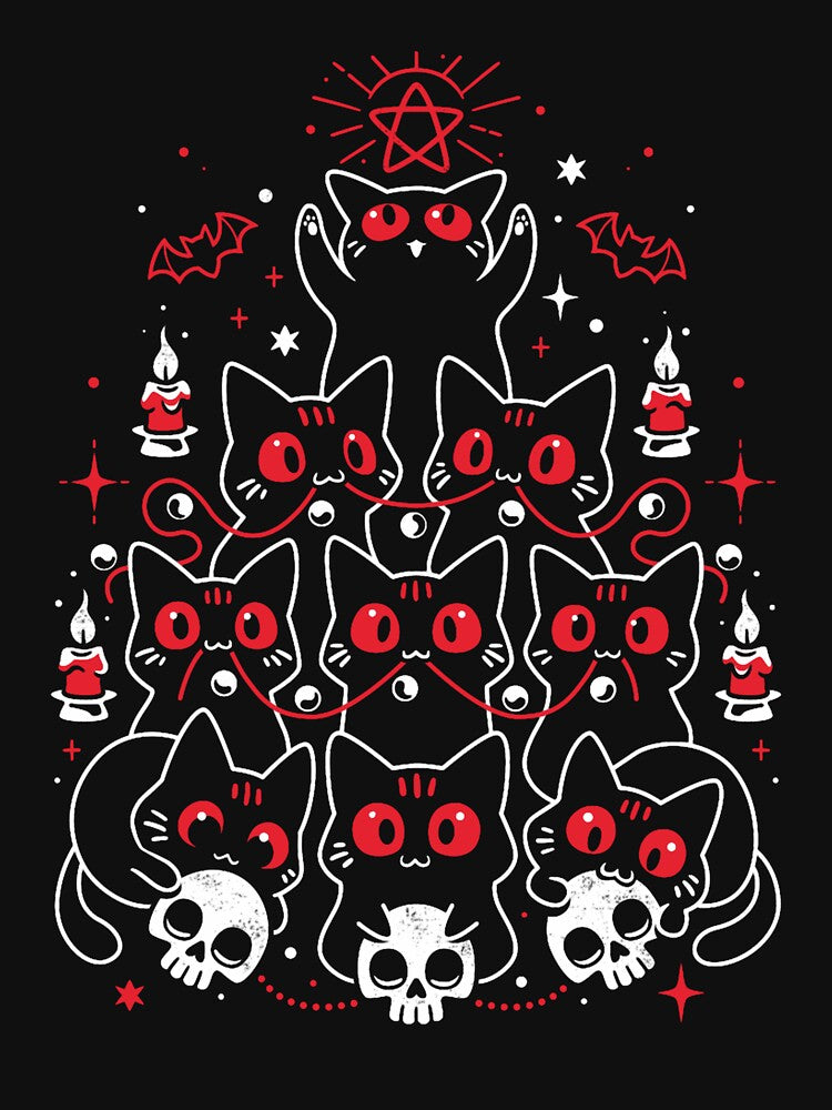 Gothic Christmas Kittens Classic T-Shirt by SyedAhmads