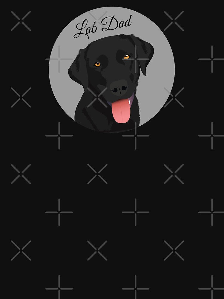 Black Lab Dad by KCPetPortraits