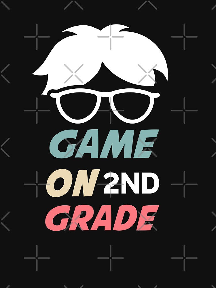 Game on grade 2ND shirt- Back To School-Video Game2nd Grade Level  Video Game by CoolFuture