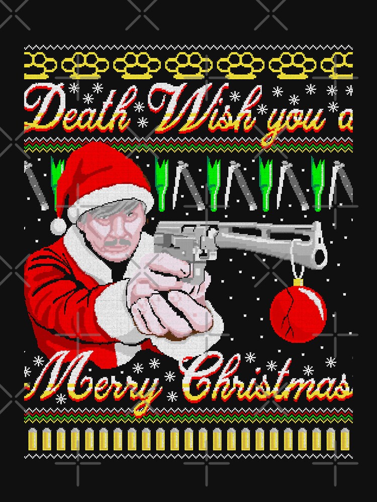 Funny Gifts Death Wish You A Merry Christmas Halloween by JosianeHeidenre