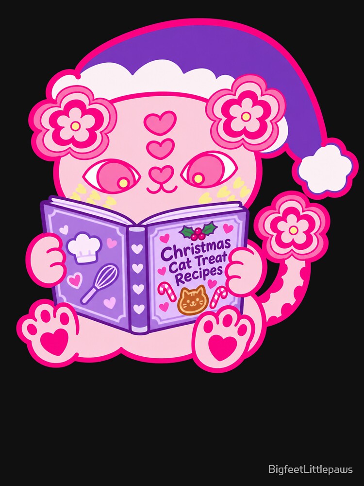 Christmas Cat Treat Recipes – Cute Pink Love Cat Christmas by BigfeetLittlepaws