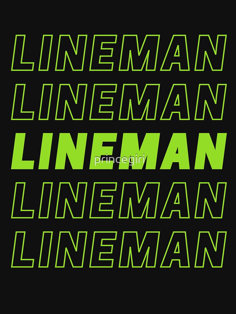 Lineman Gifts by princegiri