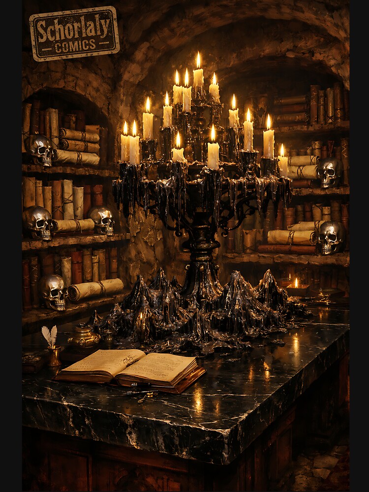 The Ossuary Scriptuarium - Gothic Dark Academia by bapupa