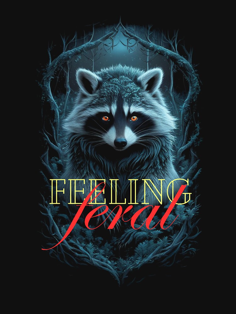 feeling feral raccoon by By-LuQuiRRis