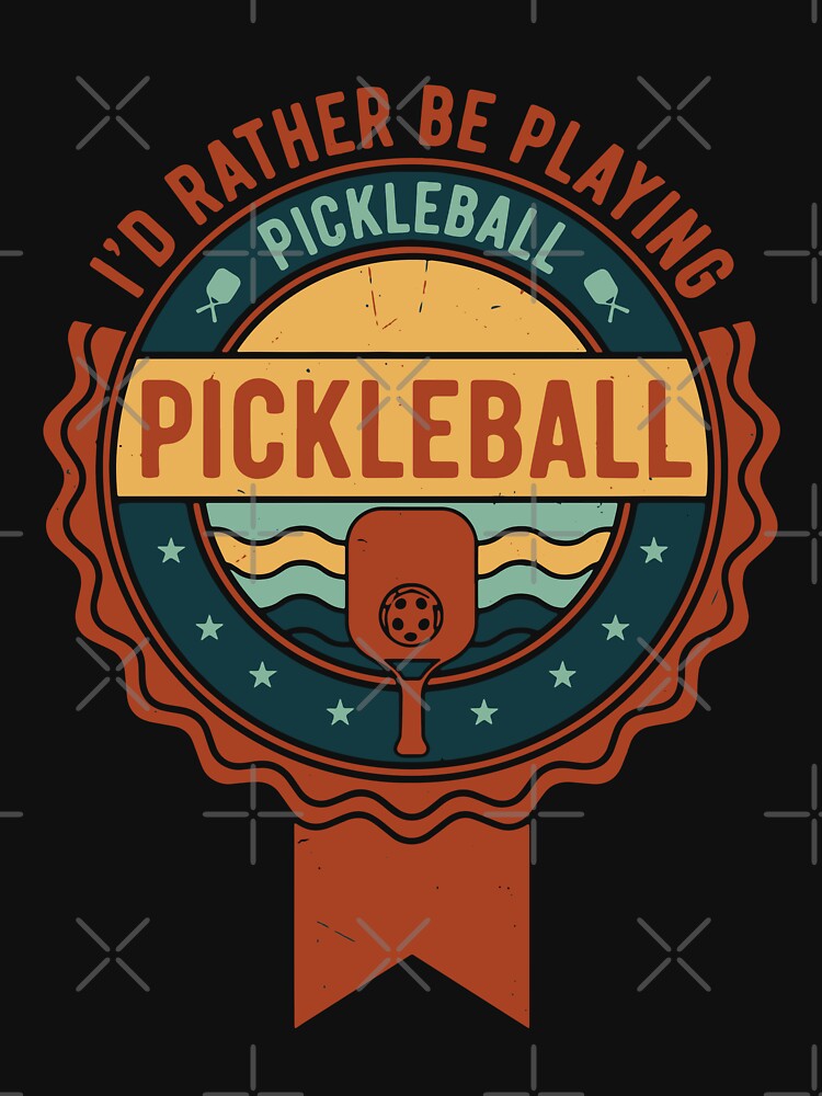 Pickleball Id Rather Be Playing Funny Player Love by LuminOrb