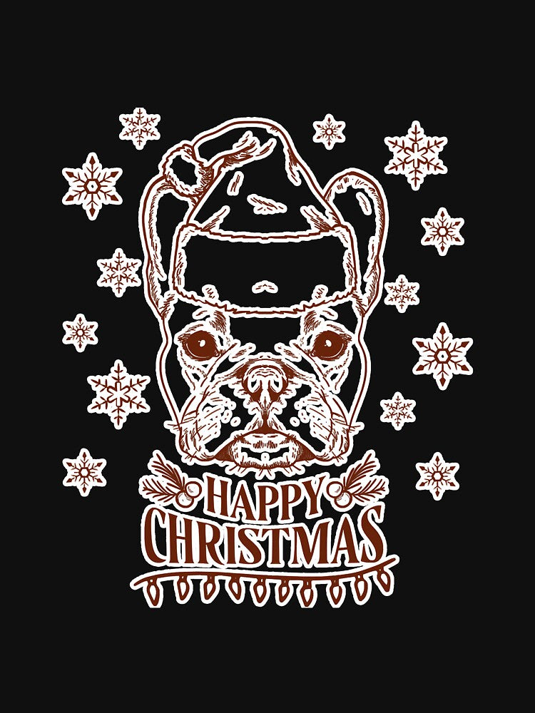 French Bulldog Christmas Pajama Dog by gonzales6422