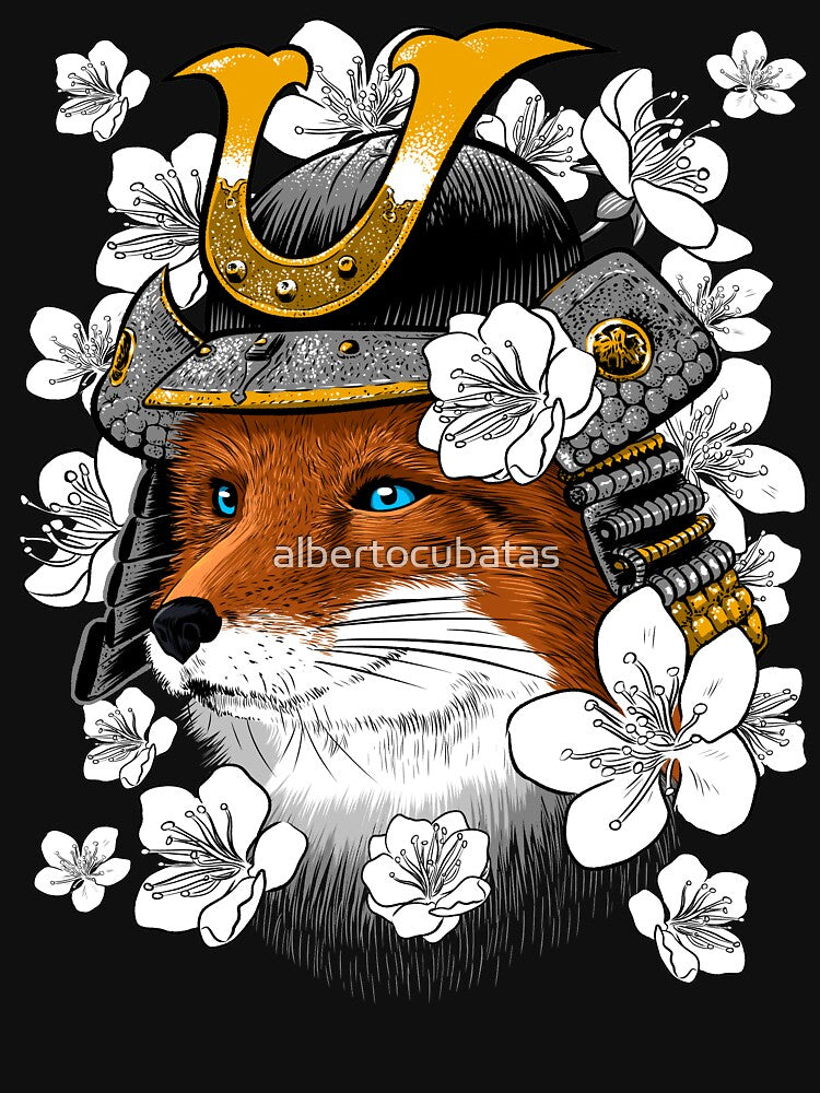 Samurai fox by albertocubatas Unisex