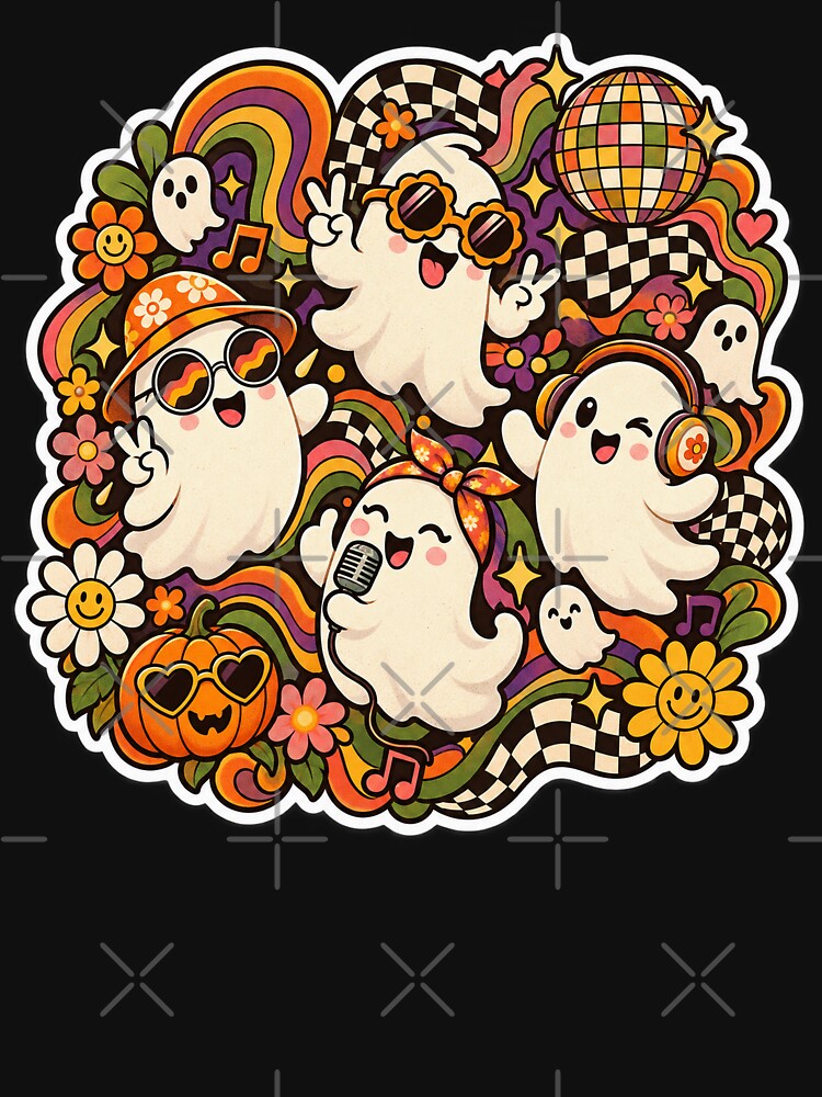 Groovy Ghost Vibes — Retro 70s by RDcollections