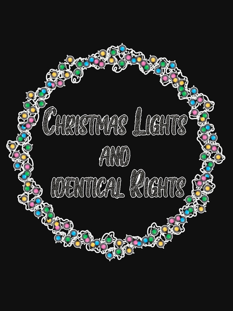 Christmas Lights and identical Rights, christmas by YAITPSTORE