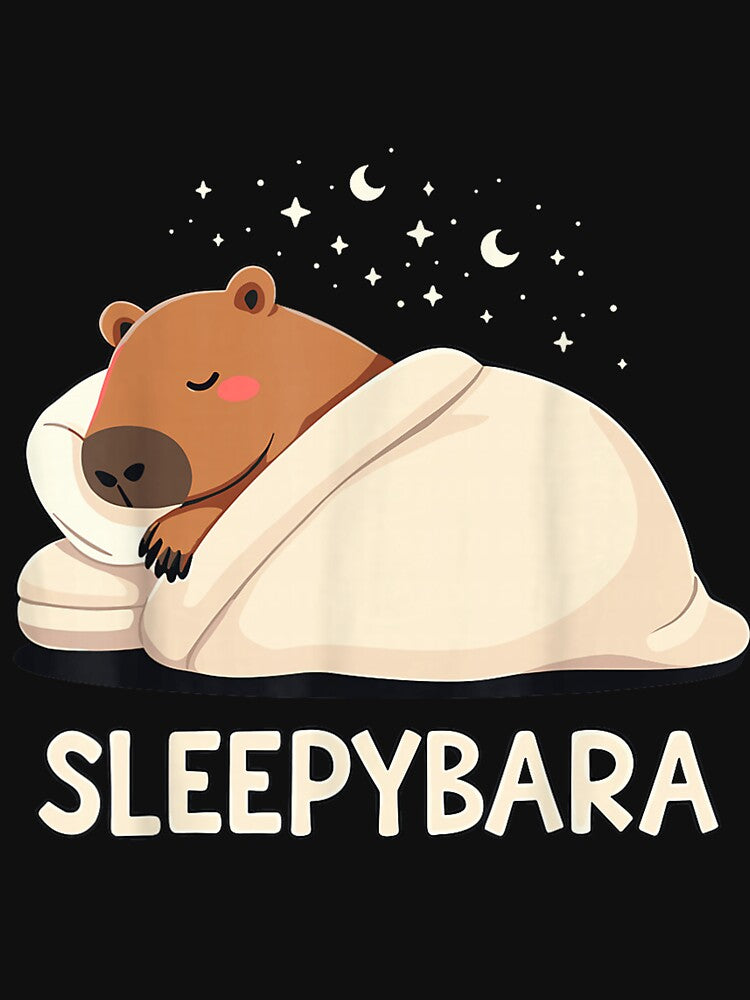 Capybara Sleep Pajamas Sleepybara Art for Men Women Kids , Capybara Gift Lover by DZIRI NAJAT