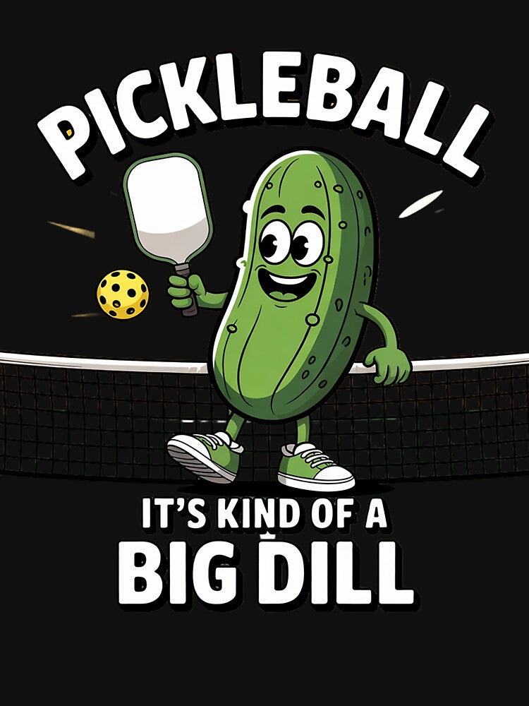 It's Kind Of A Big Dill - Pickleball Paddleball by lilLilaBatArt