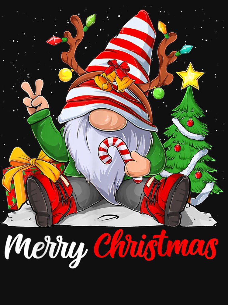 Merry Christmas Gnome Family Christmas by Rosartistshop