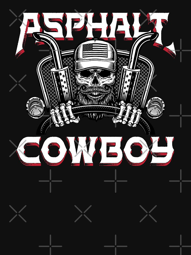 Asphalt Cowboy Funny Truck Driver Trucker Diesel Semi Gift by GardNewerd